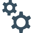 cog icons