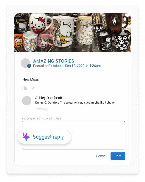 AI responds to customers on social media